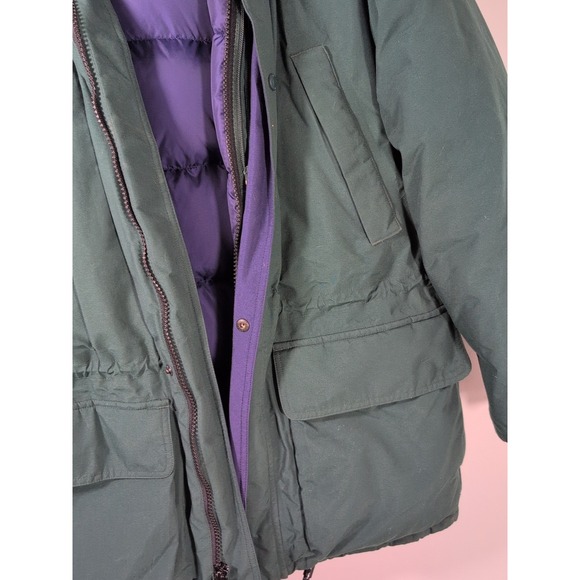 Vintage Eddie Bauer Ridgeline Goose Down Goretex Wool Jacket Mens L‎ - Picture 4 of 13